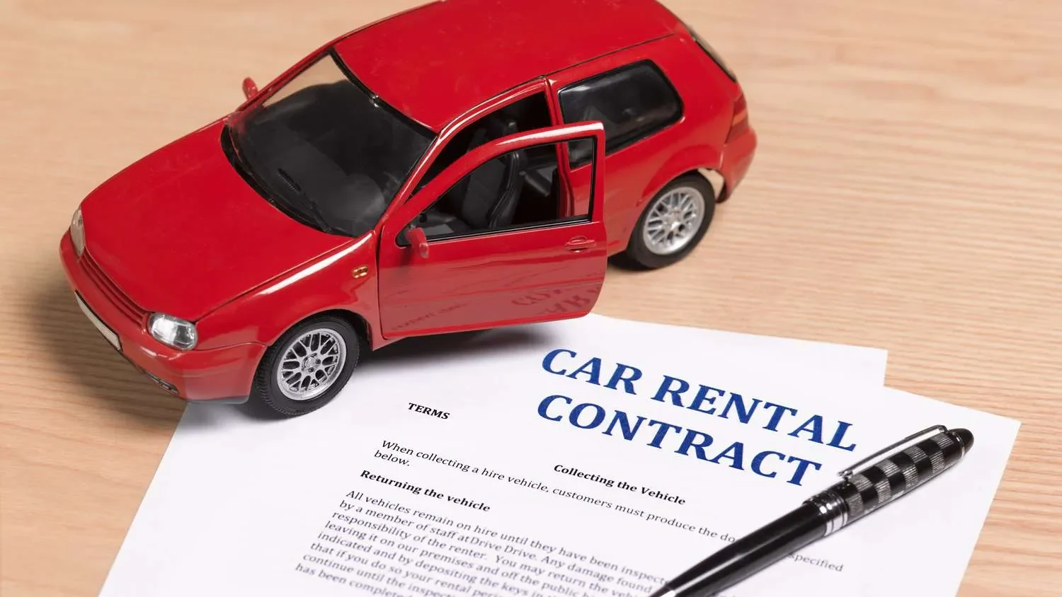 نمونه قرارداد اجاره خودرو، با بیمه کامل و تضمین خسارت