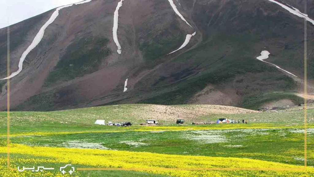 کوهستان سهند از جاهای دیدنی اطراف تبریز در پاییز 