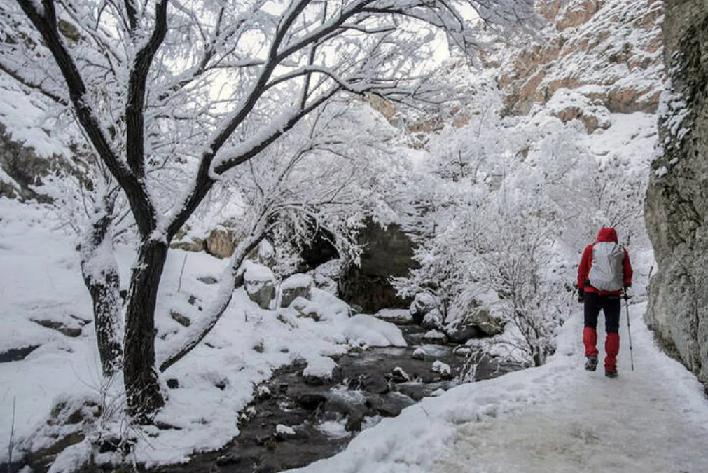 درکه از جاهای دیدنی زمستانی در تهران